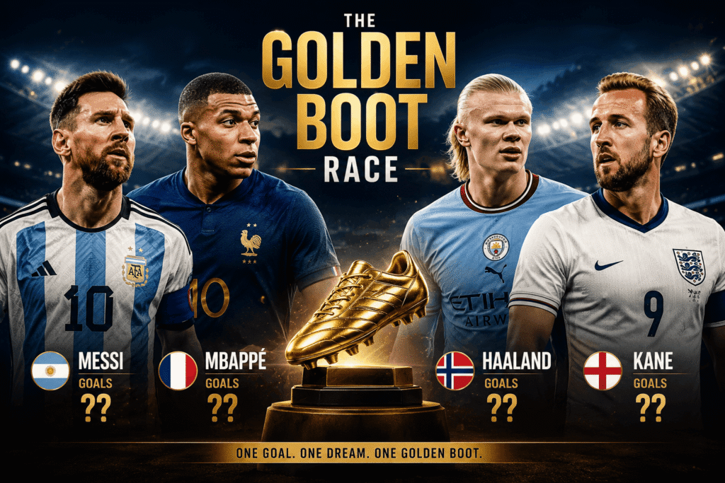 Messi vs Mbappé vs Haaland vs Kane