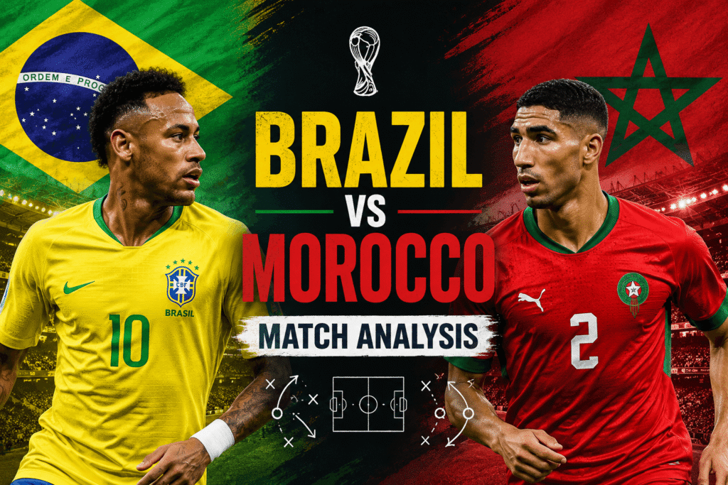 Brazil Vs Morocco Fifa Group C Match Analysis