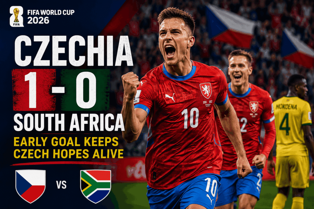 Czechia 1–0 South Africa: Early Goal Keeps Hopes