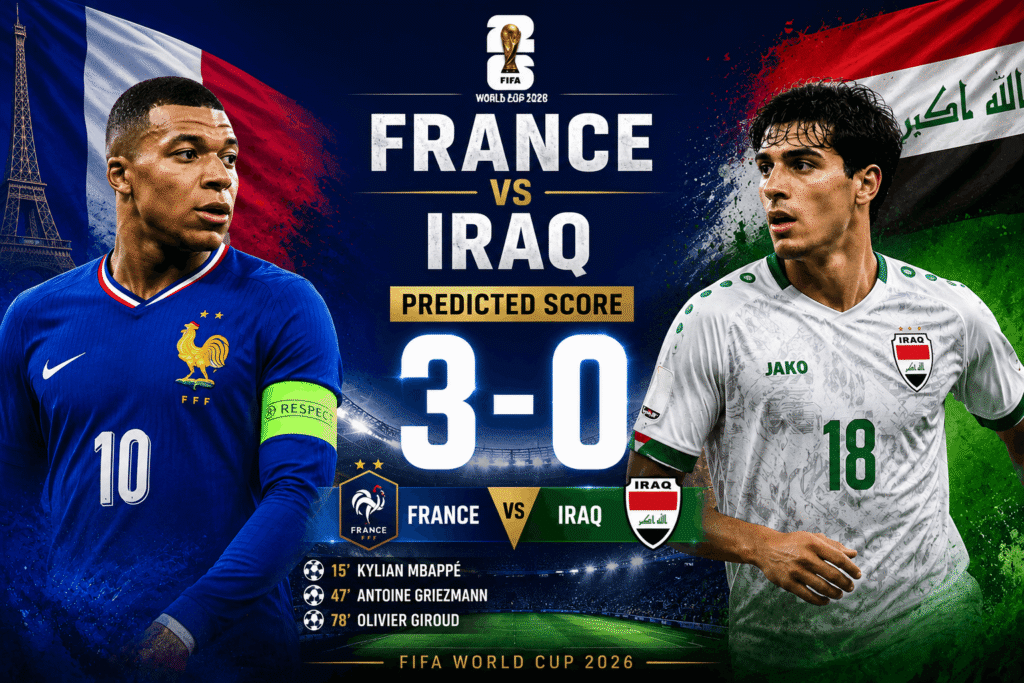 France vs Iraq World Cup 2026 Match Preview