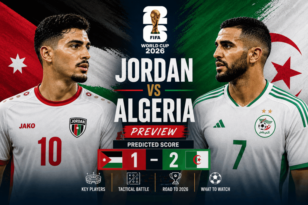 Jordan vs Algeria World Cup 2026 Preview