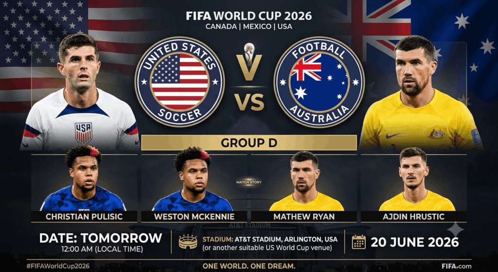 USA vs Australia FIFA 2026