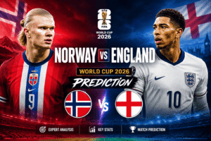 Norway vs England World Cup 2026 Prediction